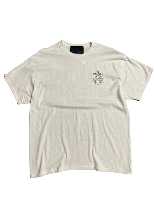 light crome t-shirt in white