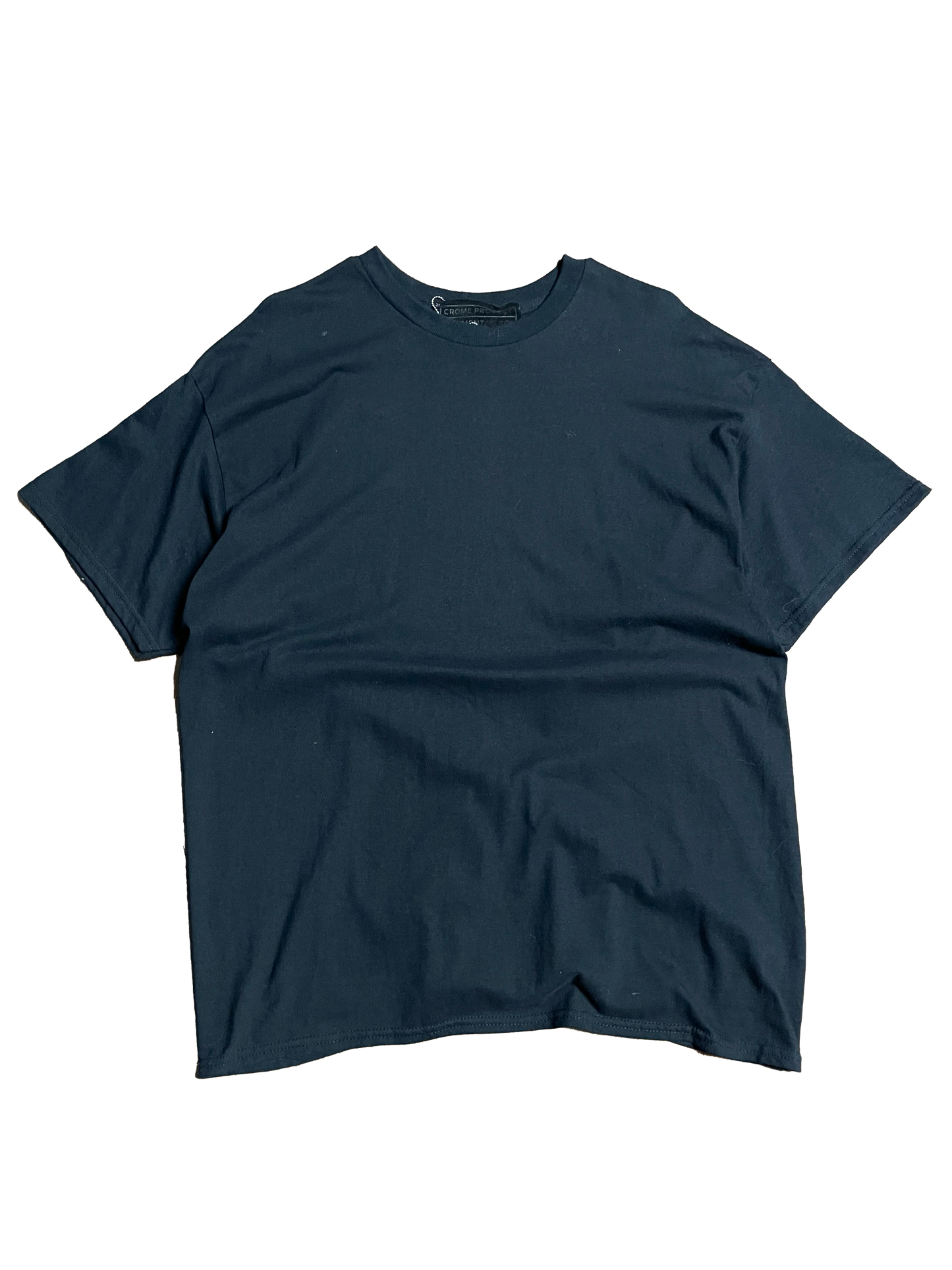 light crome t-shirt in black (no front graphic)