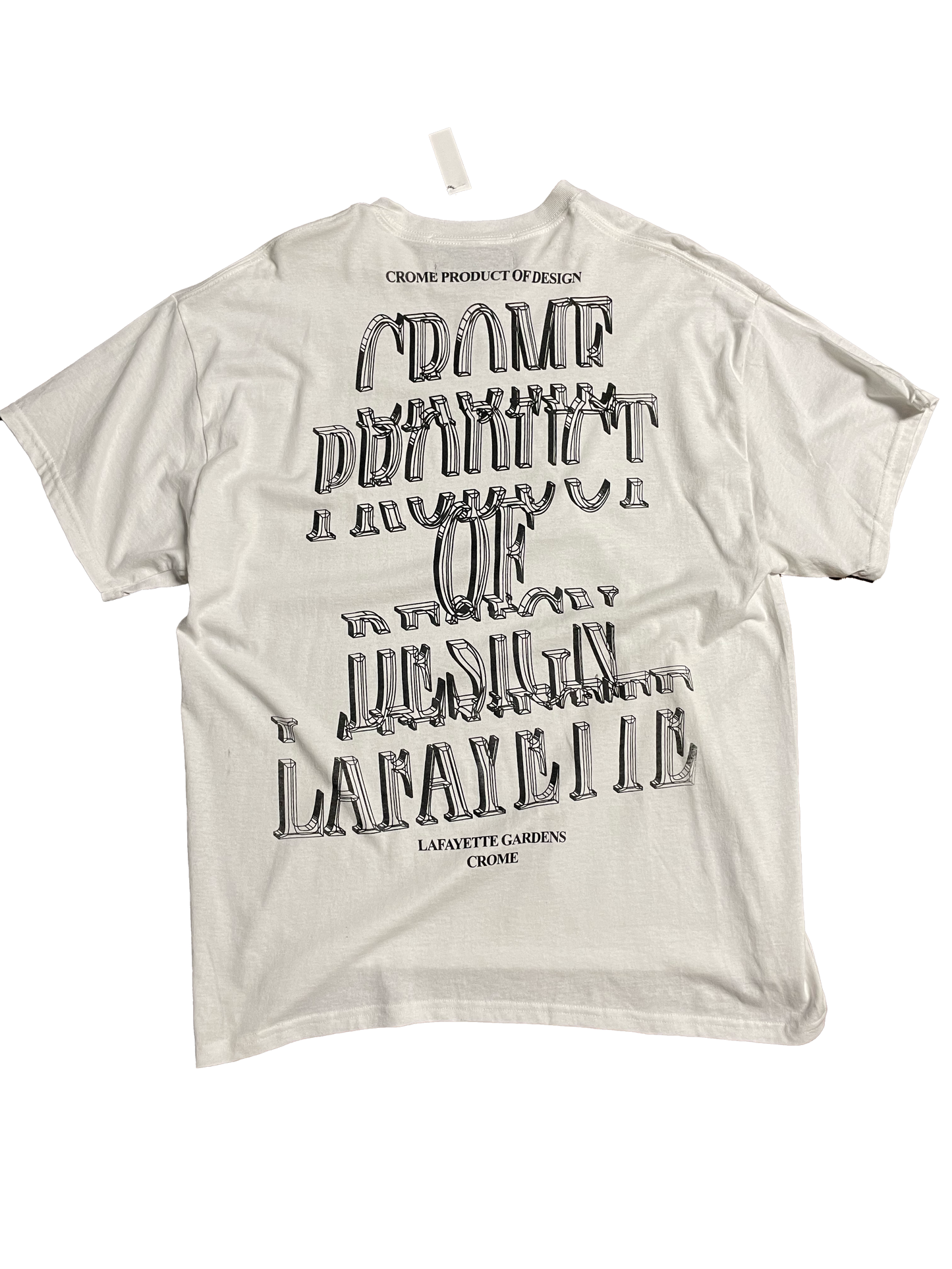 light crome t-shirt in white